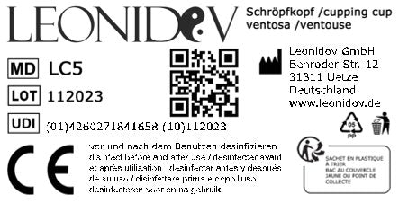 Coppette di ventose Leonidov