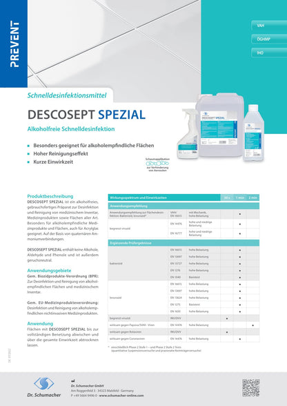 Descosept Spezial disinfezione rapida 1 l