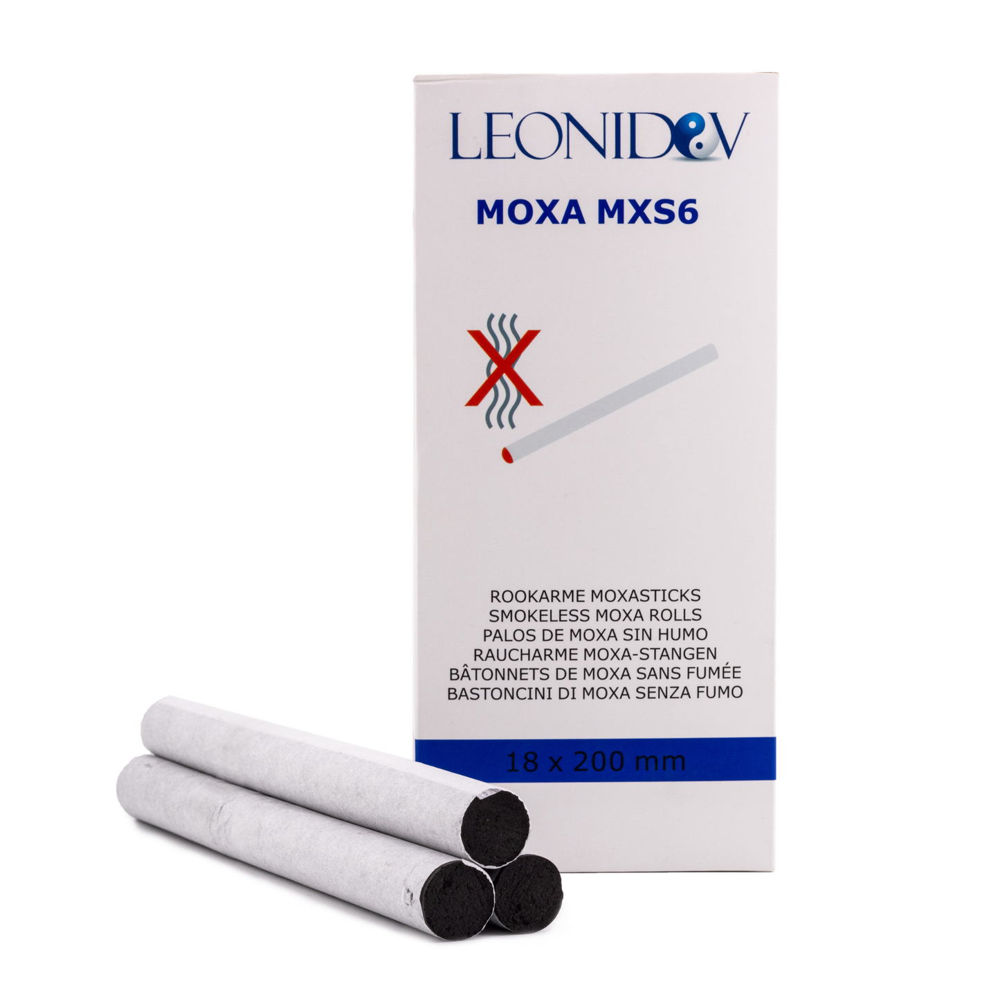 Bastoncini moxa senza fumo 200x18mm - 10 pz.